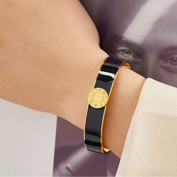 Jewelry - Roman numeral bangles stainless steel